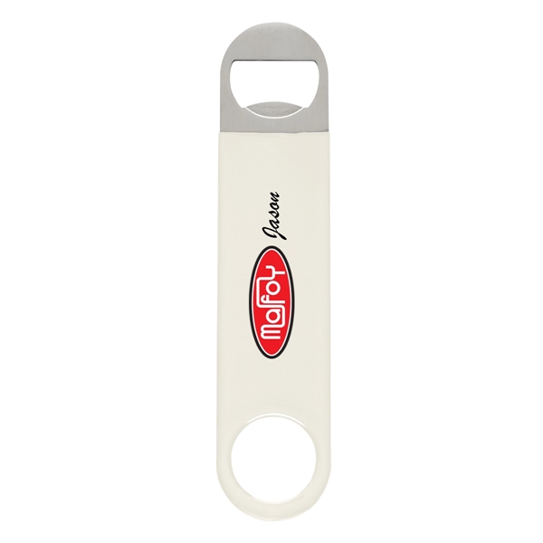 Large Vinyl Coated Stainless Steel Bottle Opener - Large Vinyl Coated Stainless Steel Bottle Opener - Image 15 of 15