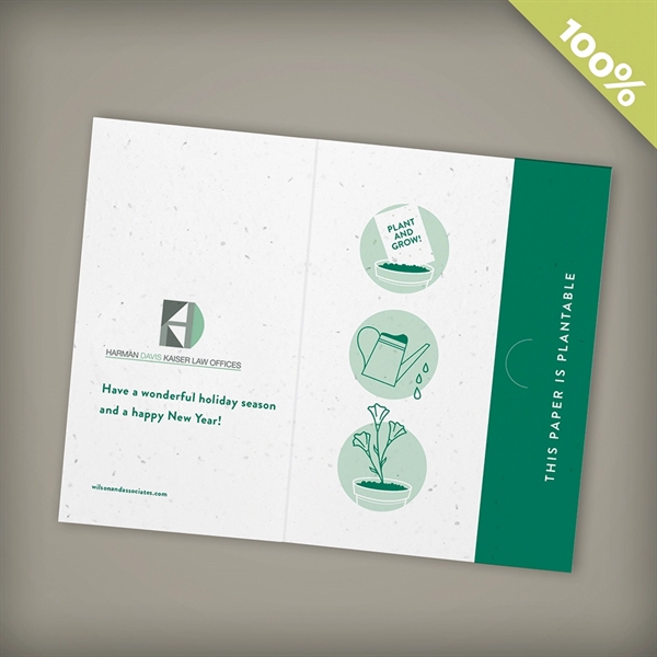 Holiday Letters Plantable Cards with Tab Closure - Holiday Letters Plantable Cards with Tab Closure - Image 1 of 1