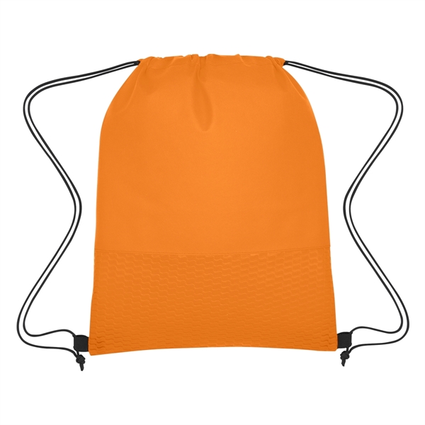 Wave Design Non-Woven Drawstring Bag - Wave Design Non-Woven Drawstring Bag - Image 16 of 24