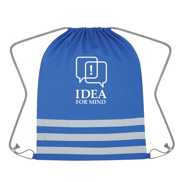 Reflective Safety Drawstring Bag - Reflective Safety Drawstring Bag - Image 1 of 13
