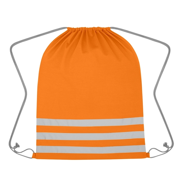 Reflective Safety Drawstring Bag - Reflective Safety Drawstring Bag - Image 11 of 13