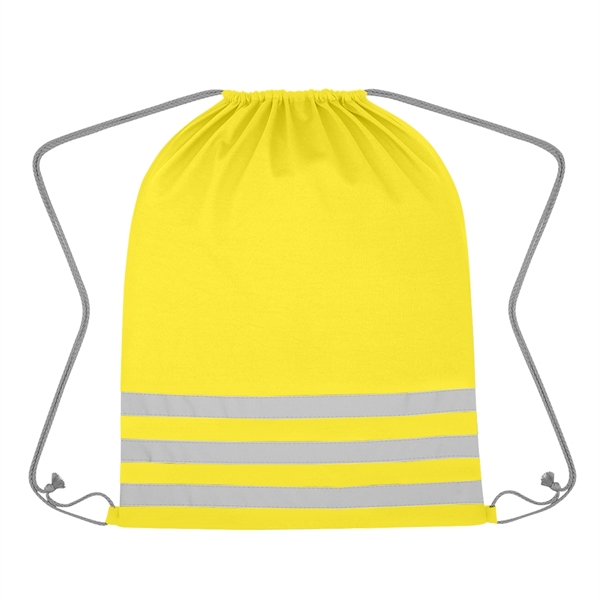 Reflective Safety Drawstring Bag - Reflective Safety Drawstring Bag - Image 12 of 13