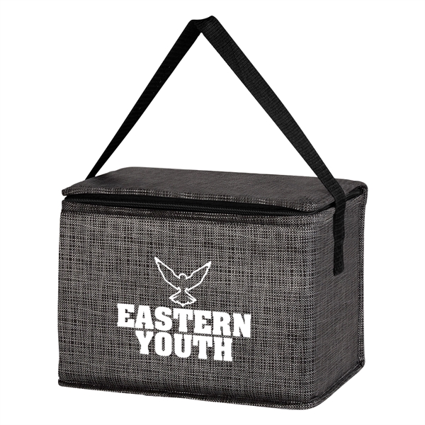 Crosshatch Non-Woven Lunch Bag - Crosshatch Non-Woven Lunch Bag - Image 2 of 20