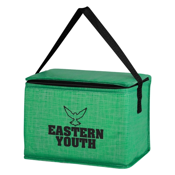 Crosshatch Non-Woven Lunch Bag - Crosshatch Non-Woven Lunch Bag - Image 3 of 20