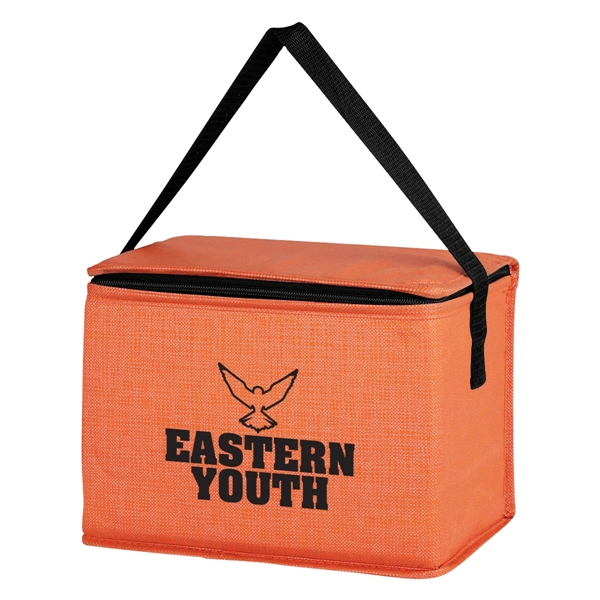 Crosshatch Non-Woven Lunch Bag - Crosshatch Non-Woven Lunch Bag - Image 4 of 20
