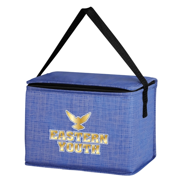 Crosshatch Non-Woven Lunch Bag - Crosshatch Non-Woven Lunch Bag - Image 7 of 20