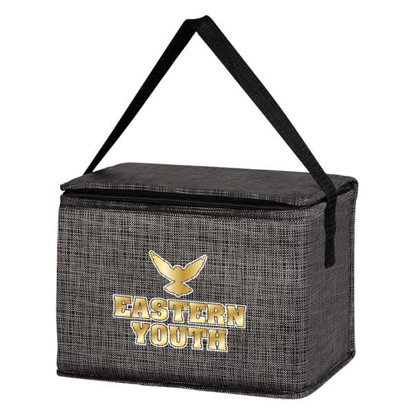Crosshatch Non-Woven Lunch Bag - Crosshatch Non-Woven Lunch Bag - Image 8 of 20