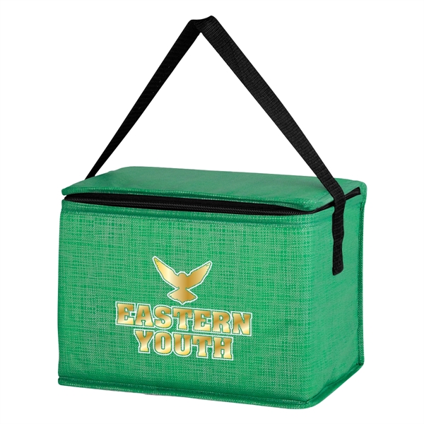 Crosshatch Non-Woven Lunch Bag - Crosshatch Non-Woven Lunch Bag - Image 9 of 20
