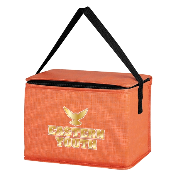 Crosshatch Non-Woven Lunch Bag - Crosshatch Non-Woven Lunch Bag - Image 10 of 20