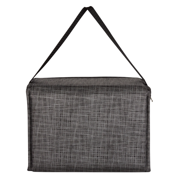 Crosshatch Non-Woven Lunch Bag - Crosshatch Non-Woven Lunch Bag - Image 19 of 20