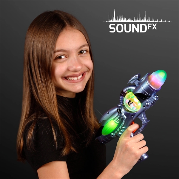 Space Sounds Light Up Gun Toy - Space Sounds Light Up Gun Toy - Image 2 of 2