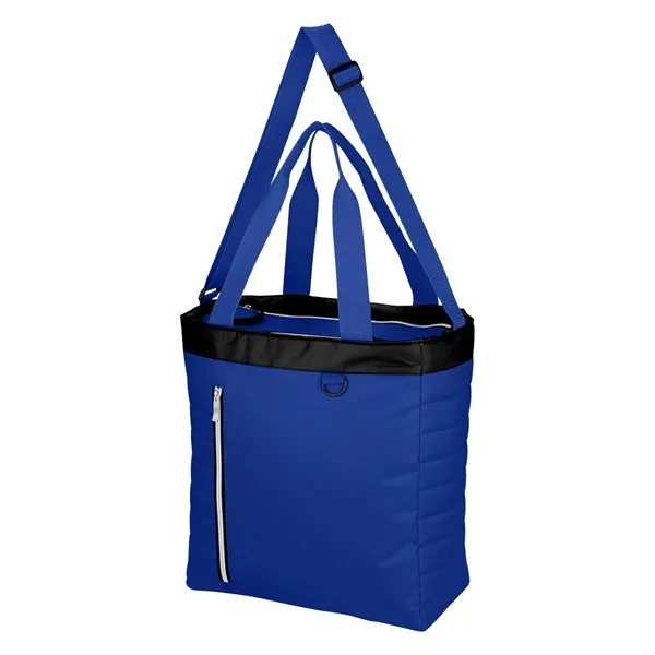 Quilted Slim Line Cooler Tote Bag - Quilted Slim Line Cooler Tote Bag - Image 13 of 18