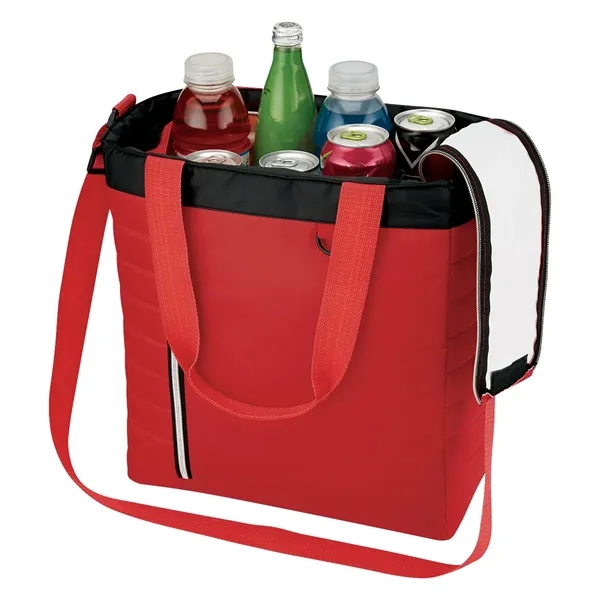 Quilted Slim Line Cooler Tote Bag - Quilted Slim Line Cooler Tote Bag - Image 18 of 18