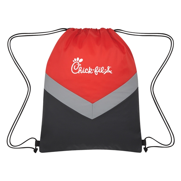 Reflective Stripe Drawstring Sports Pack - Reflective Stripe Drawstring Sports Pack - Image 7 of 10