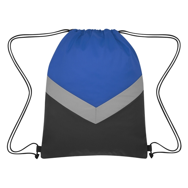 Reflective Stripe Drawstring Sports Pack - Reflective Stripe Drawstring Sports Pack - Image 8 of 10