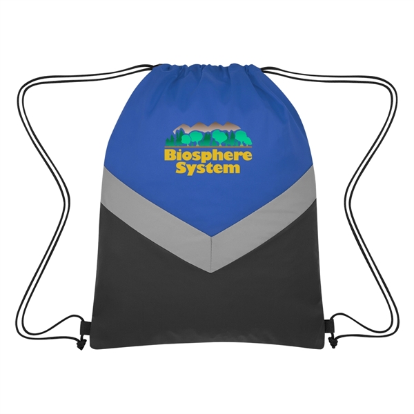 Reflective Stripe Drawstring Sports Pack - Reflective Stripe Drawstring Sports Pack - Image 9 of 10