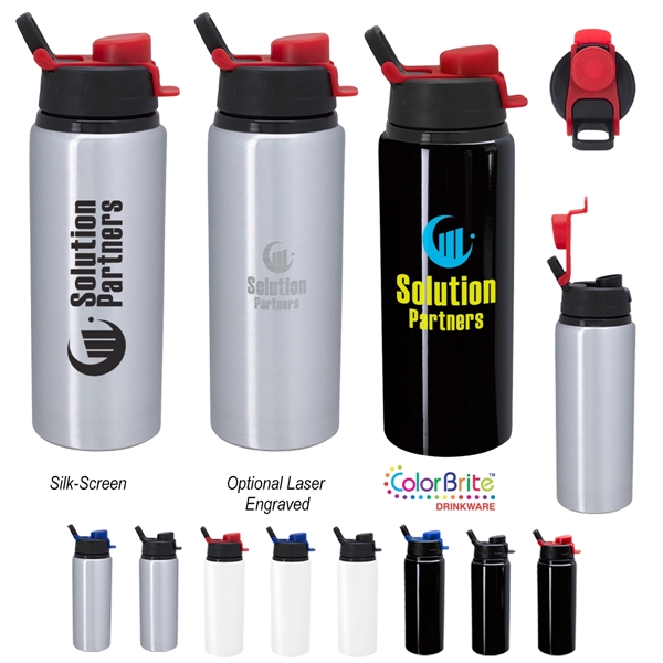 25 Oz. Aluminum Helena Bottle - 25 Oz. Aluminum Helena Bottle - Image 0 of 27