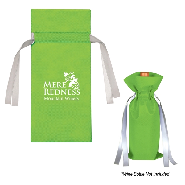 Wine Bottle Non-Woven Gift Bag - Wine Bottle Non-Woven Gift Bag - Image 10 of 13