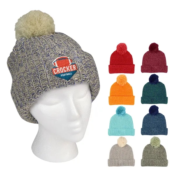 Grace Pom Beanie With Cuff - Grace Pom Beanie With Cuff - Image 0 of 27