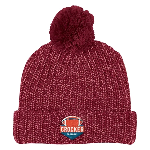 Grace Pom Beanie With Cuff - Grace Pom Beanie With Cuff - Image 17 of 27