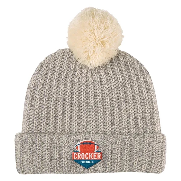 Grace Pom Beanie With Cuff - Grace Pom Beanie With Cuff - Image 19 of 27