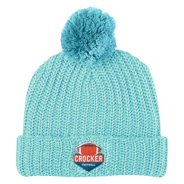 Grace Pom Beanie With Cuff - Grace Pom Beanie With Cuff - Image 21 of 27