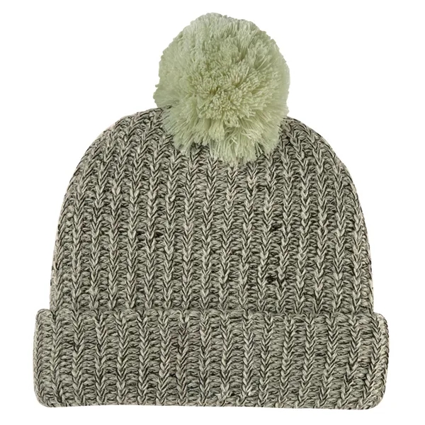 Grace Pom Beanie With Cuff - Grace Pom Beanie With Cuff - Image 25 of 27