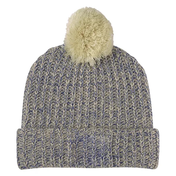 Grace Pom Beanie With Cuff - Grace Pom Beanie With Cuff - Image 27 of 27