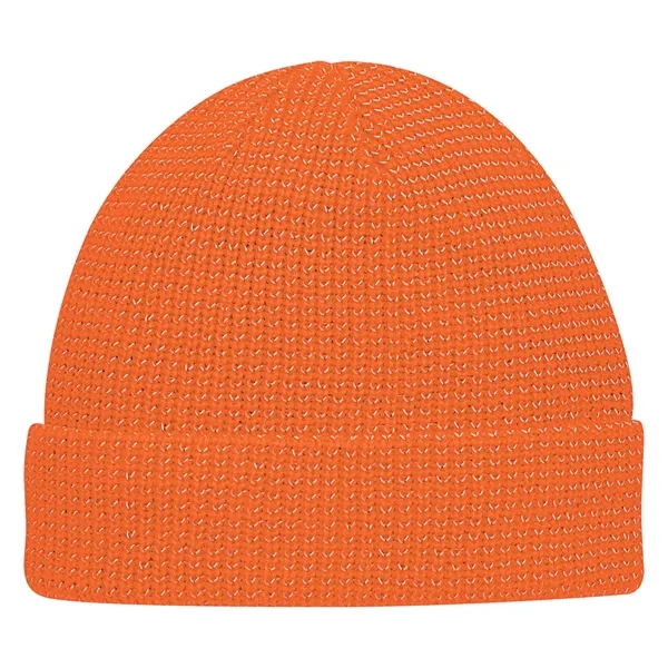 Go & Glow Reflective Beanie With Cuff - Go & Glow Reflective Beanie With Cuff - Image 3 of 6