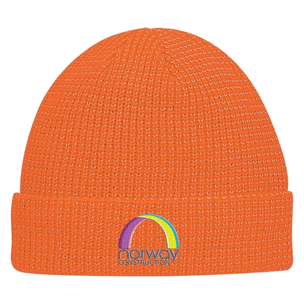 Go & Glow Reflective Beanie With Cuff - Go & Glow Reflective Beanie With Cuff - Image 4 of 6