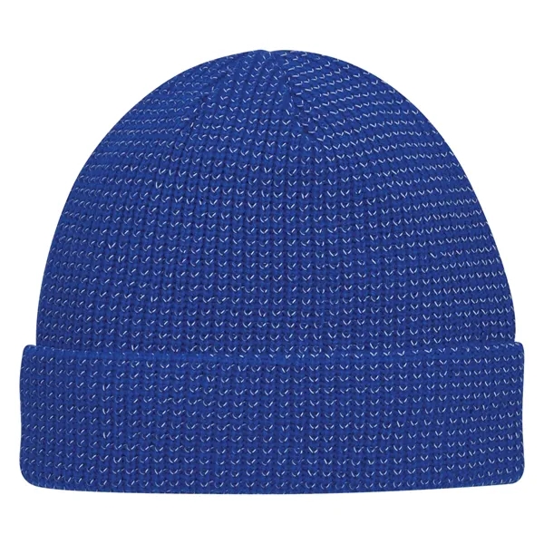 Go & Glow Reflective Beanie With Cuff - Go & Glow Reflective Beanie With Cuff - Image 5 of 6