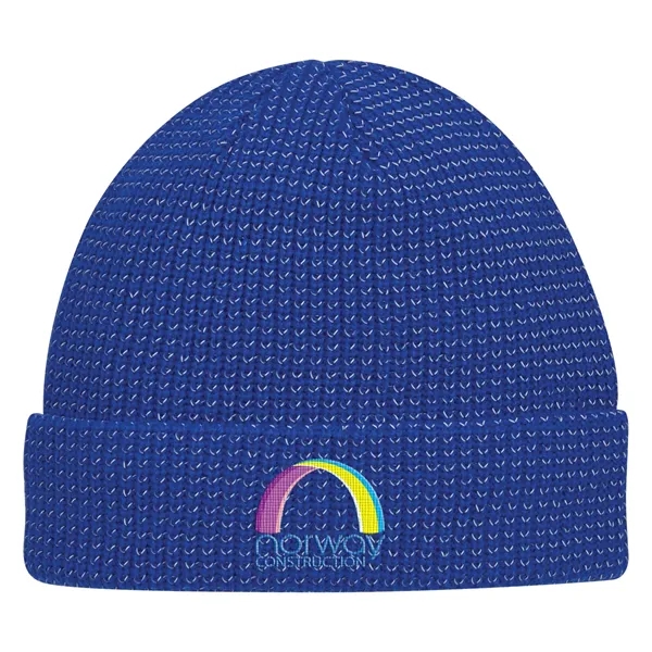 Go & Glow Reflective Beanie With Cuff - Go & Glow Reflective Beanie With Cuff - Image 6 of 6
