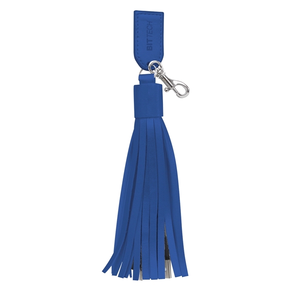2-In-1 Charging Cables On Tassel Key Ring - 2-In-1 Charging Cables On Tassel Key Ring - Image 2 of 10