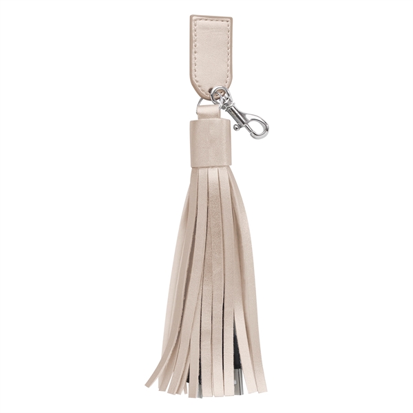 2-In-1 Charging Cables On Tassel Key Ring - 2-In-1 Charging Cables On Tassel Key Ring - Image 7 of 10