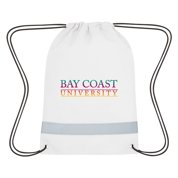 Lil' Bit Reflective Non-Woven Drawstring Bag - Lil' Bit Reflective Non-Woven Drawstring Bag - Image 16 of 25