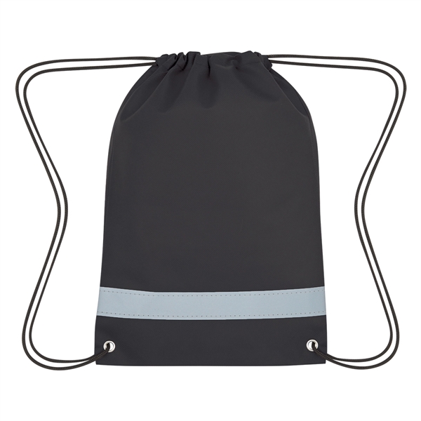 Lil' Bit Reflective Non-Woven Drawstring Bag - Lil' Bit Reflective Non-Woven Drawstring Bag - Image 17 of 25