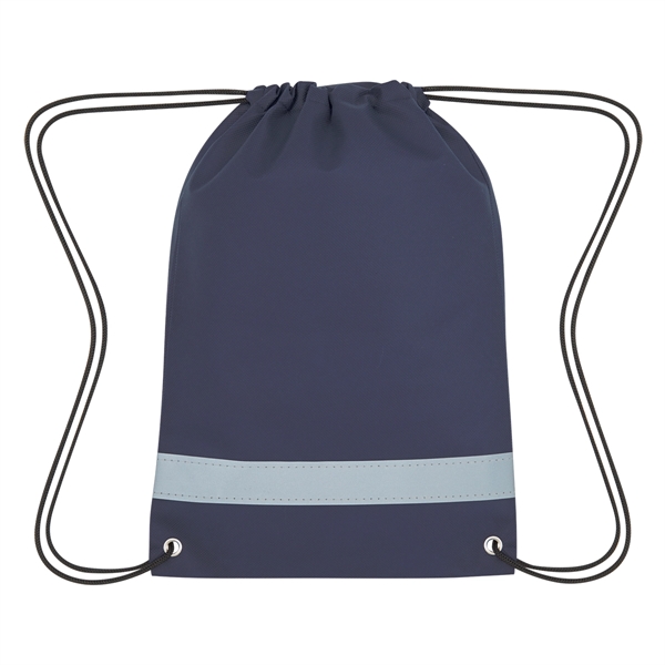 Lil' Bit Reflective Non-Woven Drawstring Bag - Lil' Bit Reflective Non-Woven Drawstring Bag - Image 20 of 25