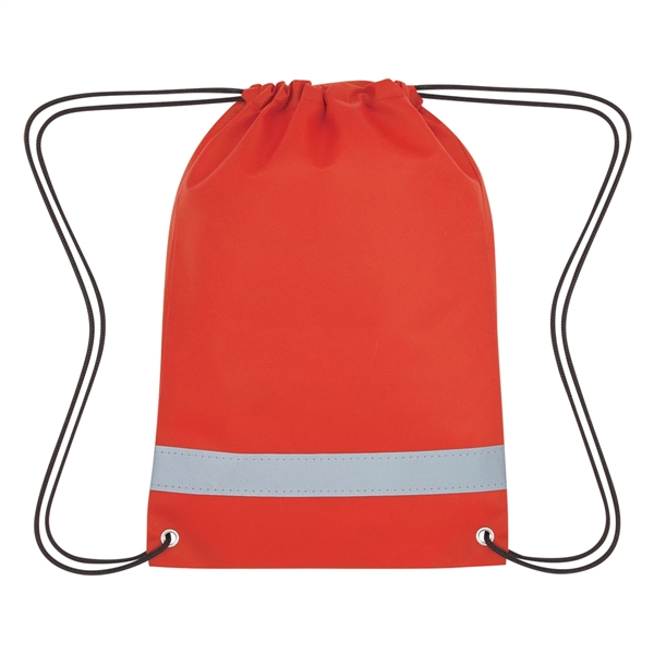 Lil' Bit Reflective Non-Woven Drawstring Bag - Lil' Bit Reflective Non-Woven Drawstring Bag - Image 22 of 25