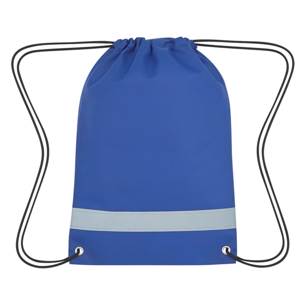 Lil' Bit Reflective Non-Woven Drawstring Bag - Lil' Bit Reflective Non-Woven Drawstring Bag - Image 23 of 25