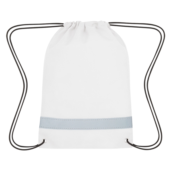 Lil' Bit Reflective Non-Woven Drawstring Bag - Lil' Bit Reflective Non-Woven Drawstring Bag - Image 24 of 25