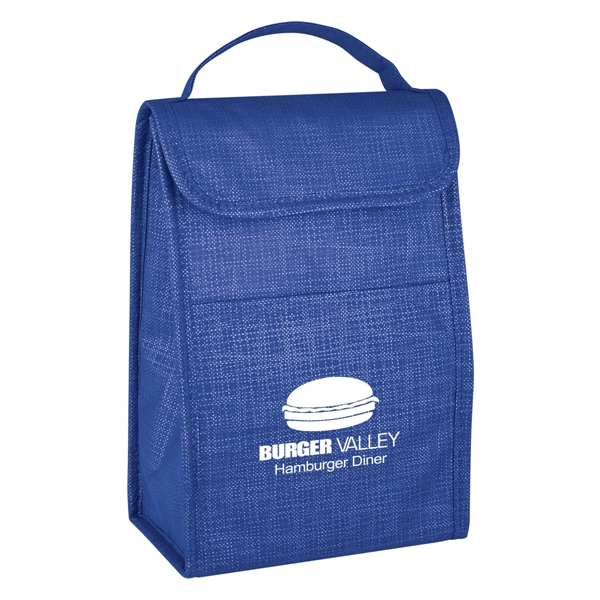 Crosshatch Non-Woven Lunch Bag - Crosshatch Non-Woven Lunch Bag - Image 1 of 23