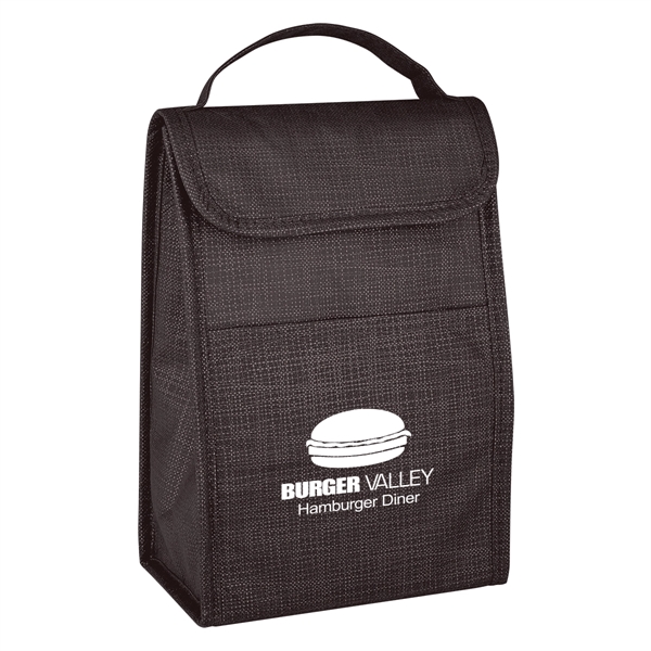 Crosshatch Non-Woven Lunch Bag - Crosshatch Non-Woven Lunch Bag - Image 2 of 23