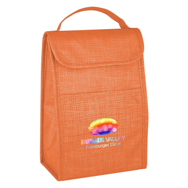 Crosshatch Non-Woven Lunch Bag - Crosshatch Non-Woven Lunch Bag - Image 11 of 23