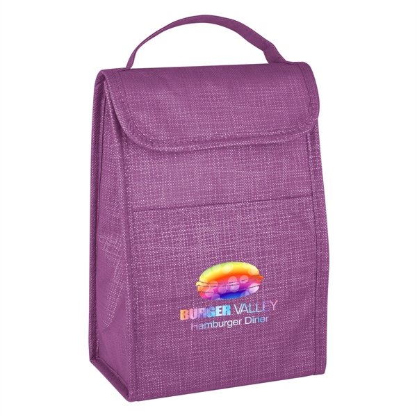 Crosshatch Non-Woven Lunch Bag - Crosshatch Non-Woven Lunch Bag - Image 12 of 23