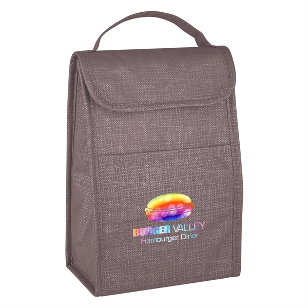Crosshatch Non-Woven Lunch Bag - Crosshatch Non-Woven Lunch Bag - Image 14 of 23