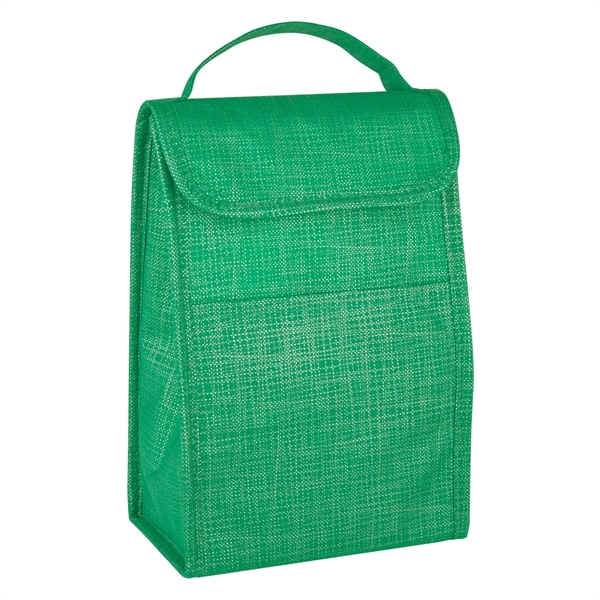 Crosshatch Non-Woven Lunch Bag - Crosshatch Non-Woven Lunch Bag - Image 17 of 23