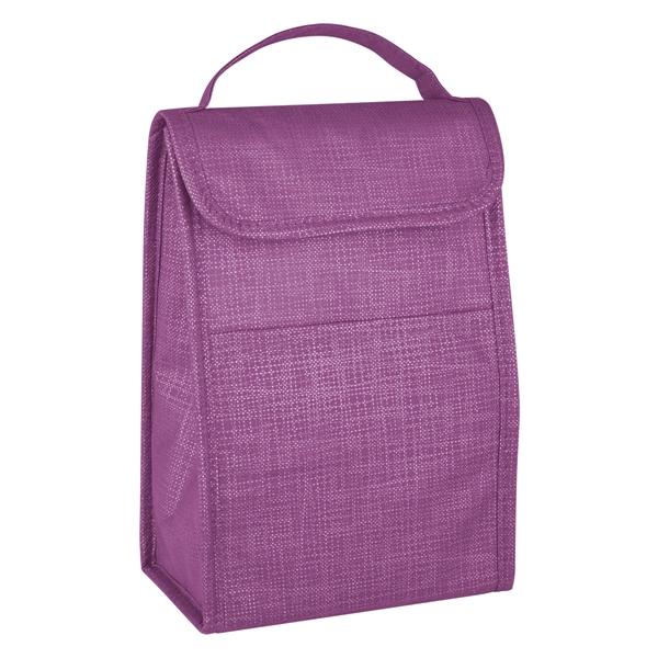 Crosshatch Non-Woven Lunch Bag - Crosshatch Non-Woven Lunch Bag - Image 19 of 23