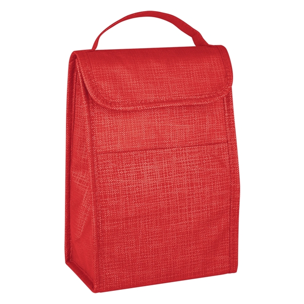 Crosshatch Non-Woven Lunch Bag - Crosshatch Non-Woven Lunch Bag - Image 20 of 23