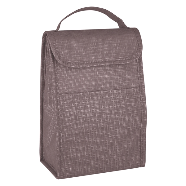 Crosshatch Non-Woven Lunch Bag - Crosshatch Non-Woven Lunch Bag - Image 21 of 23