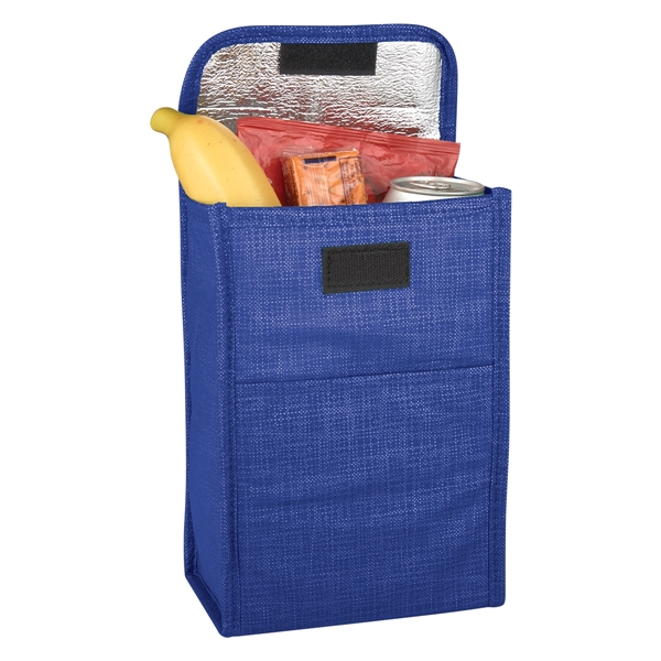 Crosshatch Non-Woven Lunch Bag - Crosshatch Non-Woven Lunch Bag - Image 23 of 23